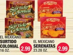 Carnicerias Jimenez EL MEXICANO SURTIDO COLONIAL, EL MEXICANO SERENATAS offer