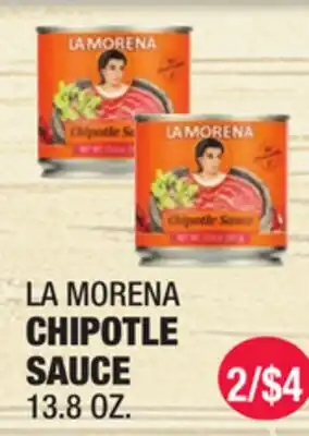 Carnicerias Jimenez LA MORENA CHIPOTLE SAUCE offer