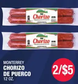 Carnicerias Jimenez MONTERREY CHORIZO DE PUERCO offer