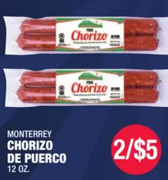 Carnicerias Jimenez MONTERREY CHORIZO DE PUERCO offer
