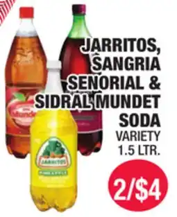 Carnicerias Jimenez JARritos, SANGRIA SENIORAL & SIDRAL MUNDET offer