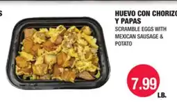 Carnicerias Jimenez SCRAMBLE EGGS WITH MEXICAN SAUSAGE & POTATO offer