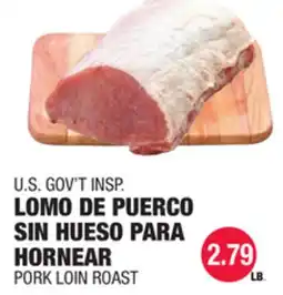 Carnicerias Jimenez U.S. GOV'T INSPI LOMO DE PUERCO SIN HUESO PARA HORNEAR offer