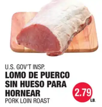 Carnicerias Jimenez U.S. GOV'T INSPI LOMO DE PUERCO SIN HUESO PARA HORNEAR offer
