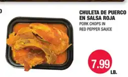 Carnicerias Jimenez CHULETA DE PUERCO EN Salsa Roja offer