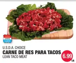 Carnicerias Jimenez CARNE DE RES PARA TACOS offer