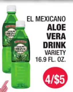 Carnicerias Jimenez EL MEXICANO ALOE VERA DRINK VARIETY offer