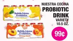 Carnicerias Jimenez NUESTRA COCINA PROBIOTIC DRINK VARIETY offer