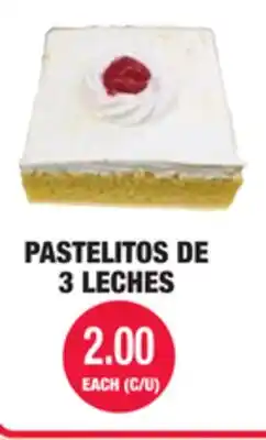 Carnicerias Jimenez PASTELITOS DE 3 LECHES offer