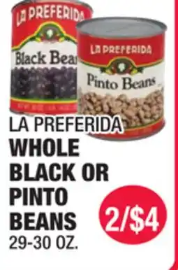Carnicerias Jimenez LA PREFERIDA WHOLE BLACK OR PINTO BEANS offer