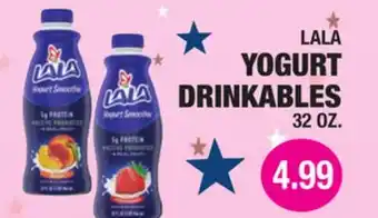 Carnicerias Jimenez LALA YOGURT DRINKABLES offer