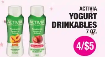 Carnicerias Jimenez ACTIVIA YOGURT DRINKABLES offer