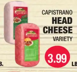 Carnicerias Jimenez CAPISTRANO HEAD CHEESE offer