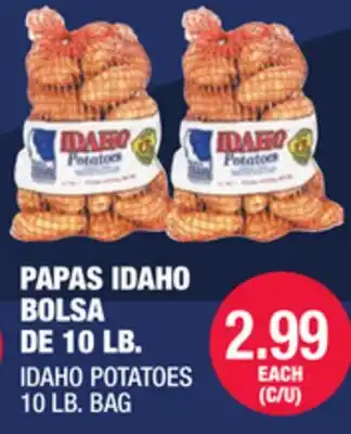 Carnicerias Jimenez PAPAS IDAHO BOLSA DE 10 LB offer