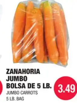Carnicerias Jimenez ZANAHORIA JUMBO BOLSA DE 5 LB offer