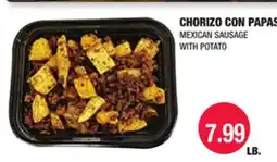Carnicerias Jimenez CHORIZO CON PAPAS offer