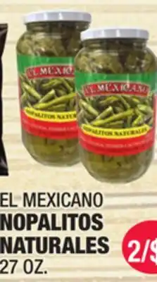 Carnicerias Jimenez EL MEXICANO NOPALITOS NATURALES offer