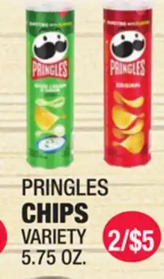 Carnicerias Jimenez PRINGLES CHIPS VARIETY offer