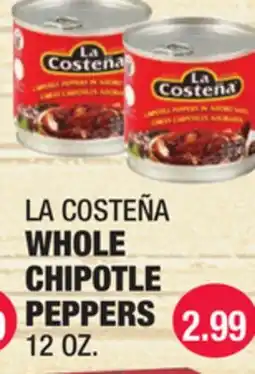Carnicerias Jimenez LA COSTEÑA WHOLE CHIPOTLE PEPPERS offer