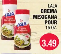 Carnicerias Jimenez LALA CREMA MEXICANA POUR 15 OZ offer