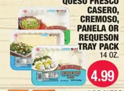 Carnicerias Jimenez QUESO FRESCO CASERO, CREMOSO, PANELA OR REQUESON offer