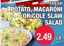 Carnicerias Jimenez FRESH POTATO, MACARONI OR COLE SLAW SALAD offer