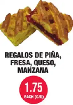 Carnicerias Jimenez REGALOS DE PIÑA, FRESA, QUESO, MANZANA offer