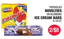 Carnicerias Jimenez POPSICLE NOVELTIES OR KLONDIKE ICE CREAM BARS offer
