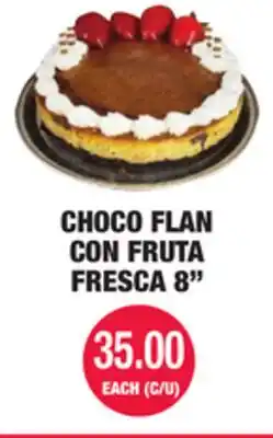 Carnicerias Jimenez CHOCO FLAN CON FRUTA FRESCA 8 offer