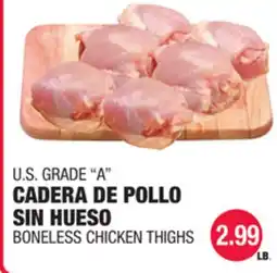 Carnicerias Jimenez U.S. GRADE A CADERA DE POLLO SIN HUESO offer