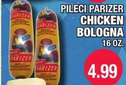 Carnicerias Jimenez PILECI PARIZER CHICKEN BOLOGNA offer