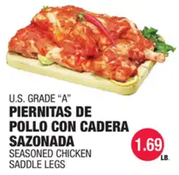Carnicerias Jimenez U.S. GRADE A PIERNITAS DE POLLO CON CADERA SAZONADA offer