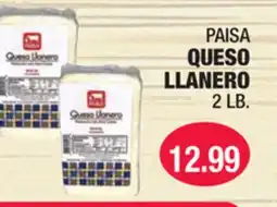 Carnicerias Jimenez PAISA QUESO LLANERO offer