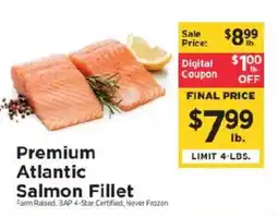 ShopRite Premium Atlantic Salmon Fillet offer