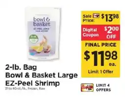 ShopRite Bag Bowl & Basket Large EZ-Peel Shrimp offer