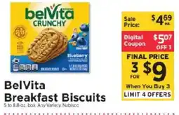 ShopRite BelVita Breakfast Biscuits offer