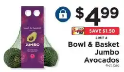 ShopRite Bowl & Basket Jumbo Avocados offer