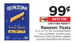 ShopRite Ronzoni Pasta offer