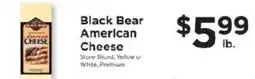 ShopRite Black Bear American Cheese offer
