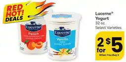 Albertsons Lucerne® Yogurt offer