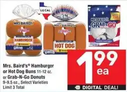 Albertsons Mrs. Baird's Hamburger or Hot Dog Buns offer