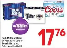 Albertsons Bud, Miller or Coors offer