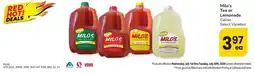 Albertsons Milo's Tea or Lemonade offer
