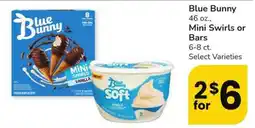 Albertsons Blue Bunny or Mini Swirls offer