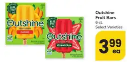 Albertsons Outshine Fruit Bars offer