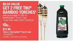 The Home Depot Tiki bitefighter torch fuel offer