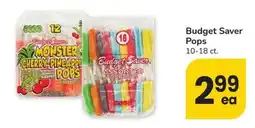 Albertsons Budget Saver Pops offer