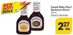 Albertsons Sweet Baby Ray's Barbecue Sauce offer