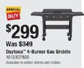 Daytona 4-Burner Gas Griddle