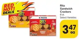 Albertsons Ritz Sandwich Crackers offer